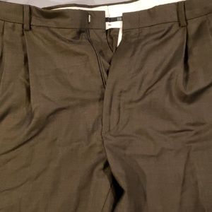 Haggar mens dress pants.  Dark green